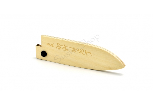 Pochwa drewniana "Saya" na nóż Tojiro Yasuki Shirogami Santoku 165 mm